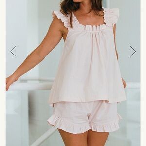 Nicolette Sleep Set - Cotton - Nude Blush